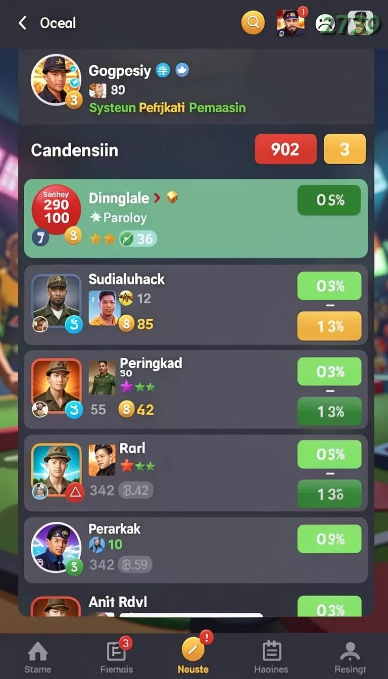 Cuplikan layar ADVANTAGES — pengaturan akun