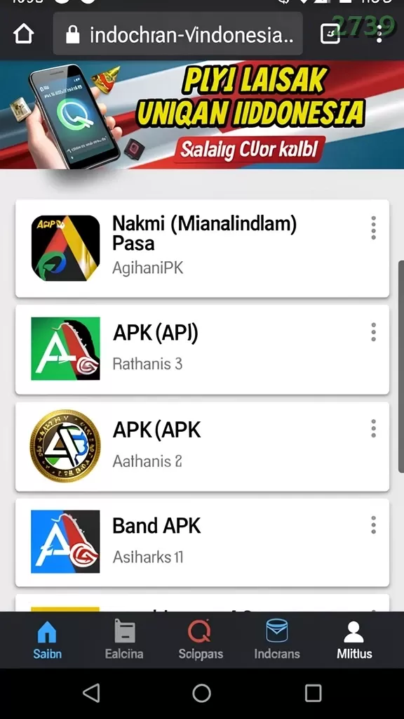 Cuplikan layar SENSA88 — halaman utama